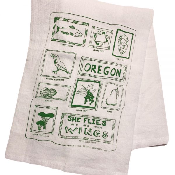Oregon Tea Towel