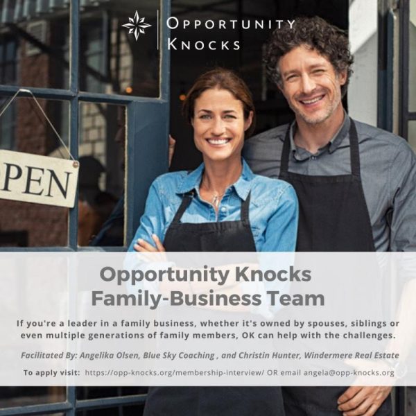 Membership to an Opportunity Knocks Team