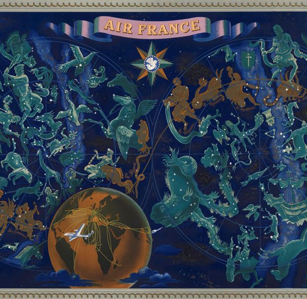 Vintage Airline Maps – Travel the world from your living room!