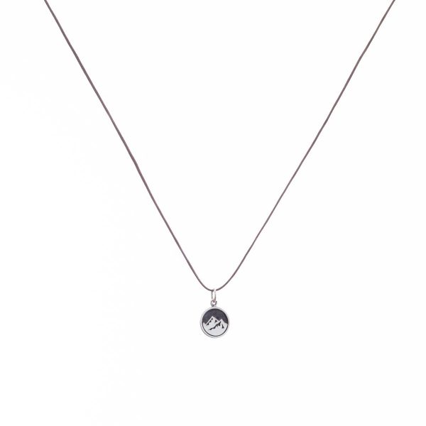 Tiny Charm Mountain Necklace