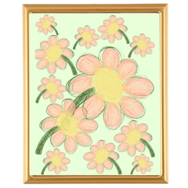 Daisy Fine Art Print / Illustration Print / Hand drawn Art