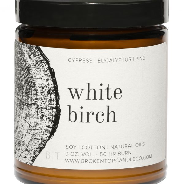 White Birch 9 oz. Large Candle