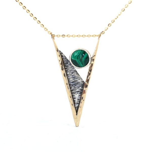 Malachite Spike Necklace