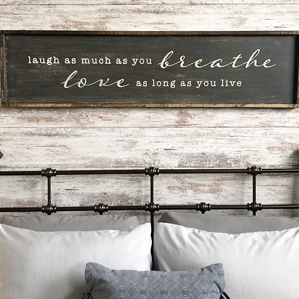 Wood sign decor