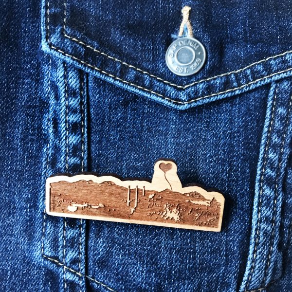 Bend Oregon Wooden Pin