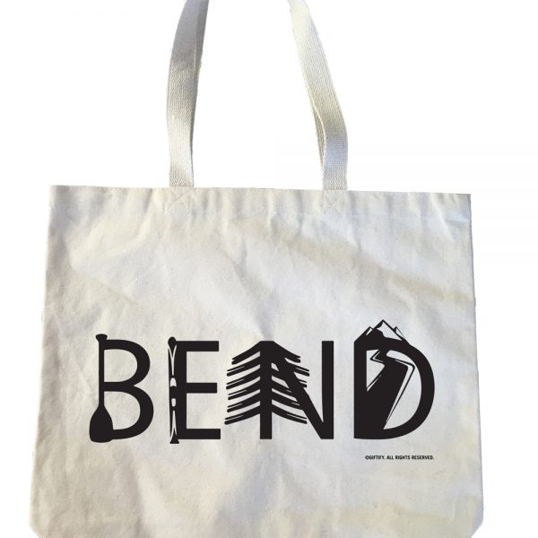 Bend Activity Letters Heavyweight Gusseted Tote