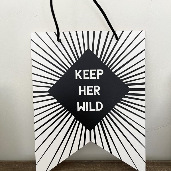 Keep Her Wild The Wilder Collection 8×10 Hanging Pennant Flags