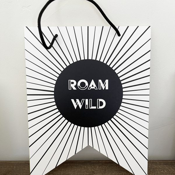 Roam Wild The Wilder Collection 8×10 Hanging Pennant Flags