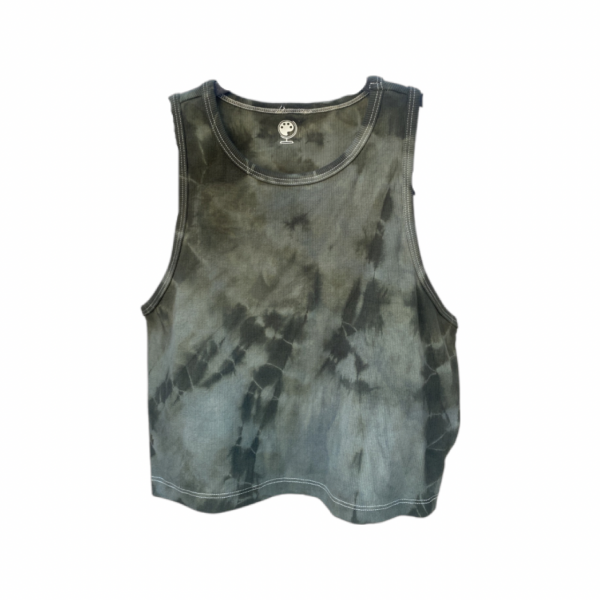 Crop Top in Olive + Sage