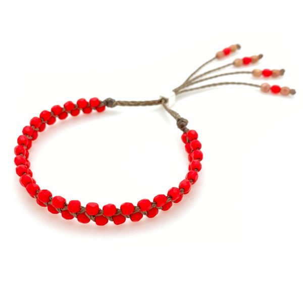 Waterweave Bracelet – Poppy Red