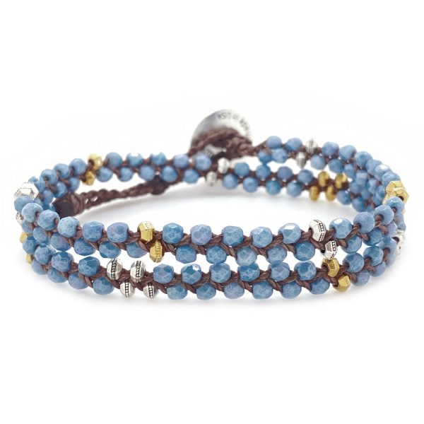 Meridian Wrap Bracelet – Denim